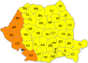 val de căldură şi disconfort termic accentuat